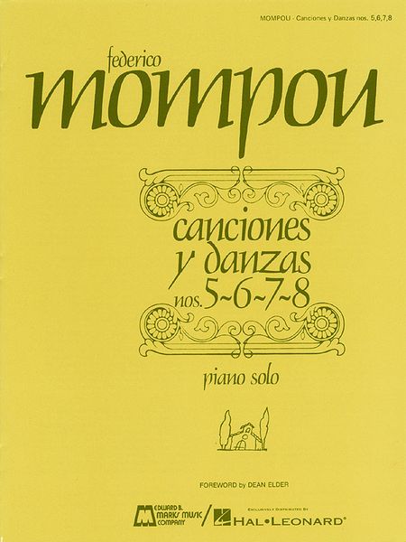Canciones Y Danzas Nos. 5, 6, 7, 8 : For Piano.