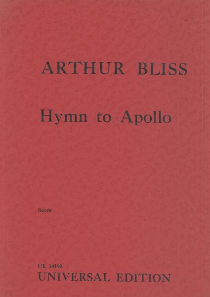 Hymn To Apollo : For Orchestra.