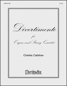 Divertimento : For Organ and String Quartet.