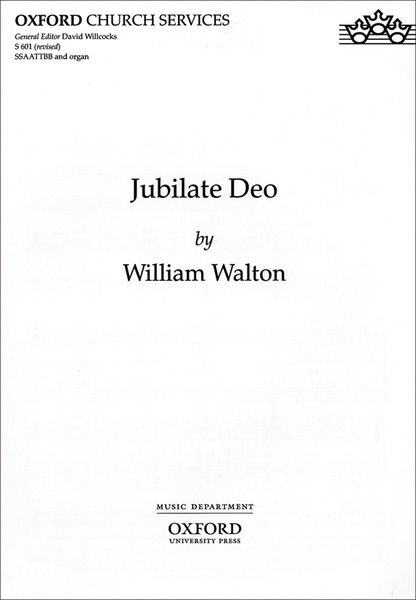 Jubilate Deo : For Mixed Chorus & Organ - Revised Edition.