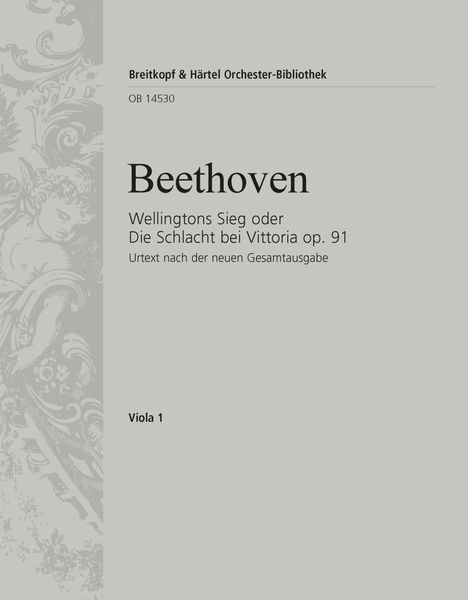 Wellington's Victory, Op. 91 : For Orchestra - Viola Part.