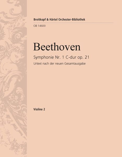 Symphony No. 1 In C Major, Op. 21 : Violin 2 Part.