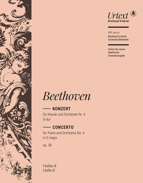 Concerto No. 4 In G Major, Op. 58 : For Piano and Orchestra - Violin 2 Part.