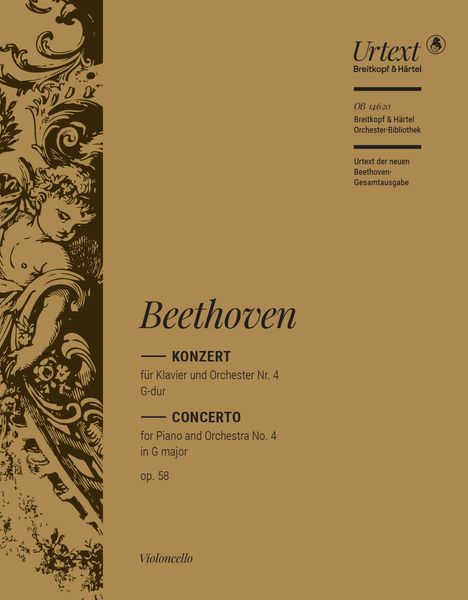 Concerto No. 4 In G Major, Op. 58 : For Piano and Orchestra - Cello Part.