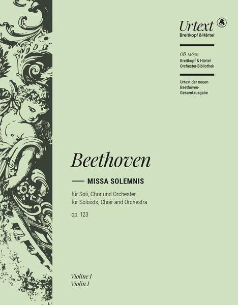 Missa Solemnis, Op. 123 : Violin 1 Part.