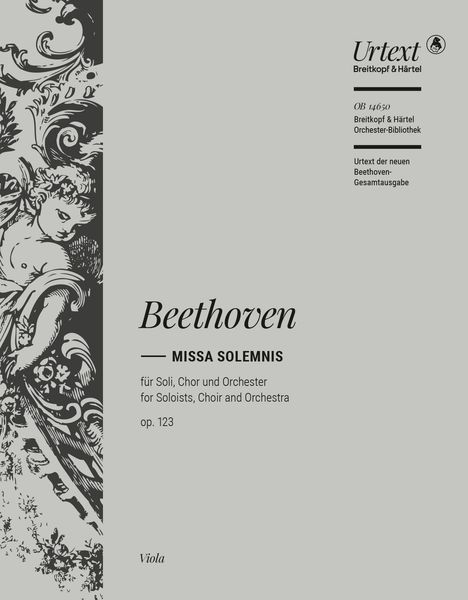 Missa Solemnis, Op. 123 : Viola Part.