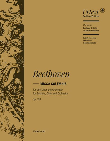 Missa Solemnis, Op. 123 : Cello Part.