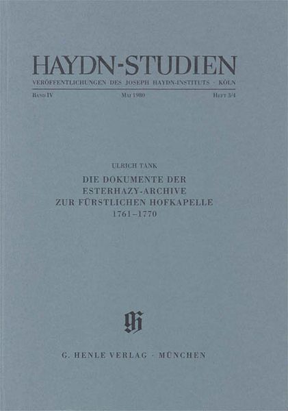 Haydn-Studien, May 1980.