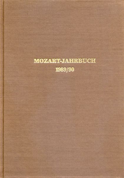 Mozart-Jahrbuch 1989/90.