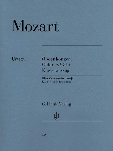 Concerto In C Major, K. 314 : For Oboe and Orchestra - Piano reduction.