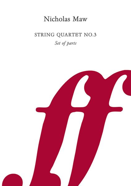 String Quartet No. 3 / Parts.