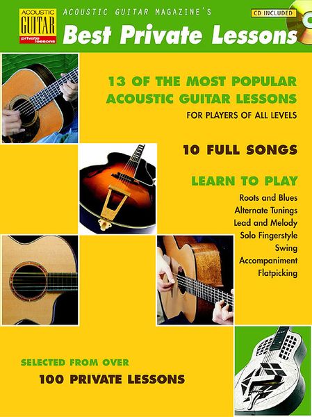 Acoustic Guitar Magazine's Best Private Lessons : 13 Of The Most Popular Acoustic Guitar Lessons.