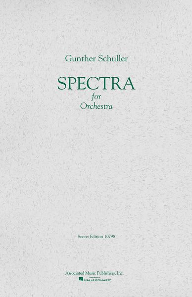 Spectra : For Orchestra (1958).