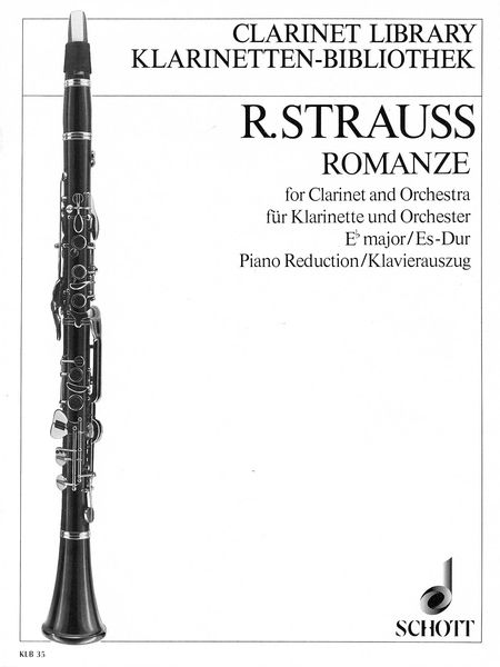 Romanze : For Clarinet and Orchestra In Eb Major, O.Op. Av 61 - Piano reduction.