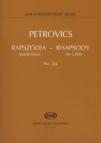 Rhapsody No. 2/A : For Cello.