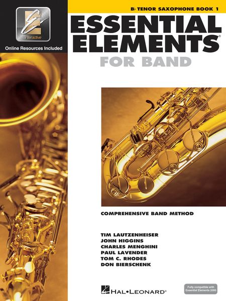 Essential Elements 2000, Book 1 : For Tenor Saxophone With EEI.