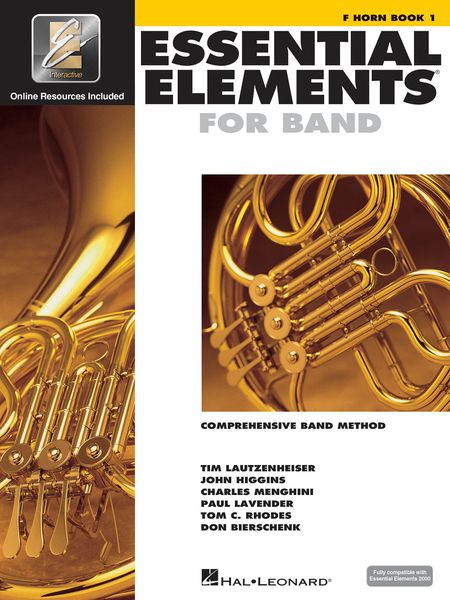 Essential Elements 2000, Book 1 : F Horn = With EEI.