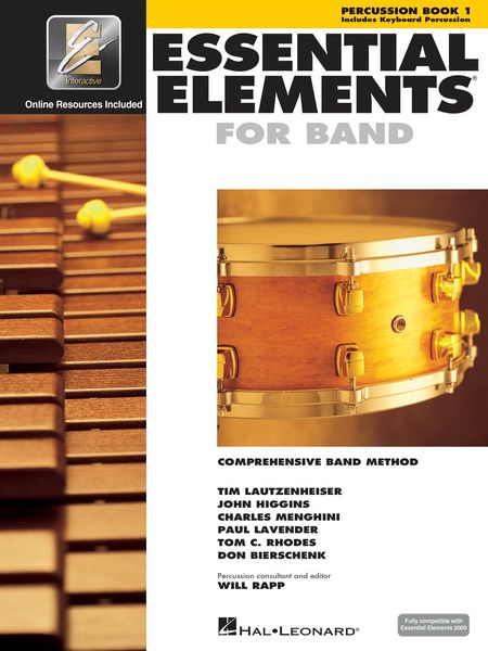 Essential Elements 2000, Book 1 : For Percussion - With EEI.