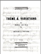 Theme and Variations : For Marimba and Piano.