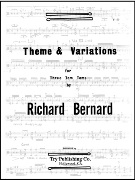 Theme and Variations : For Three Tom-Toms.