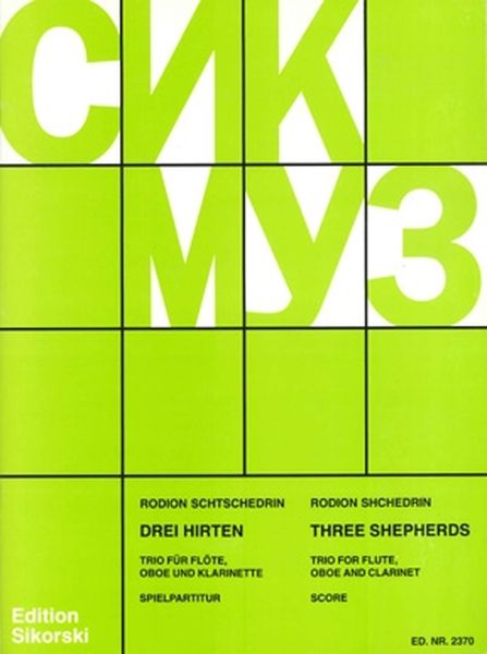 Three Shepherds : Trio For Flute, Oboe And Clarinet (1988).