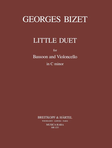 Little Duet In C Minor : For Bassoon and Cello (1874).