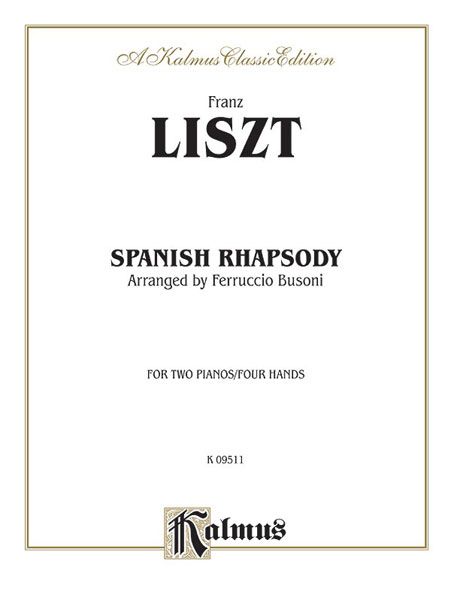 Rhapsodie Espagnole : For Two Piano, Four Hands.