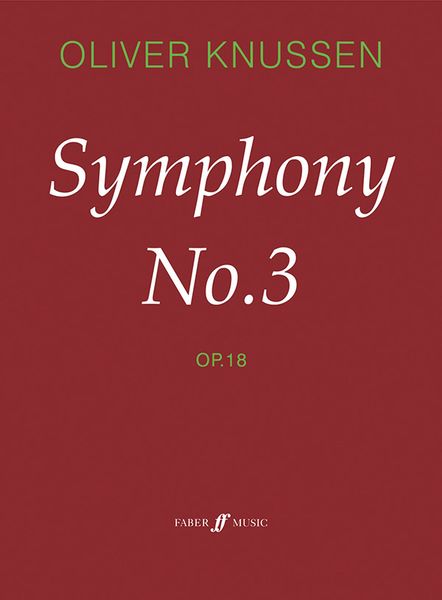 Symphony No. 3, Op. 18 (1973-79).