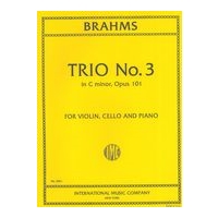 Trio No. 3 In C Minor, Op. 101 : For Violin, Violoncello and Piano.