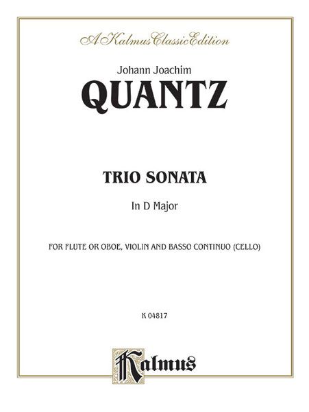 Trio Sonata In D Major : For Flute Or Oboe, Violin and Basso Continuo.