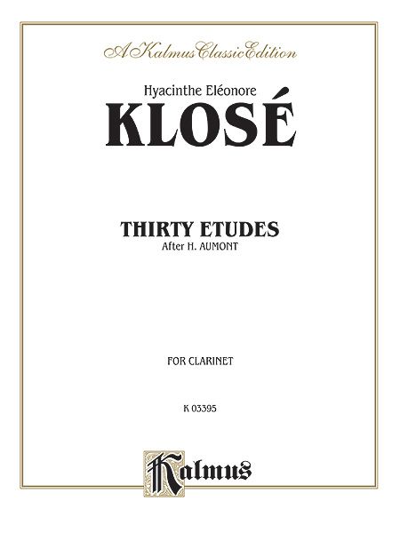 Thirty Etudes After Henry Aumont : For Clarinet.