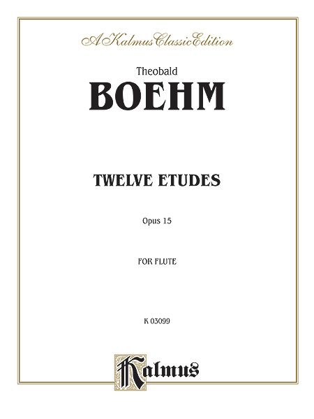 12 Etudes, Op. 15 : For Flute.