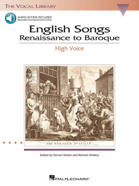 English Songs, Renaissance To Baroque : For High Voice and Piano.