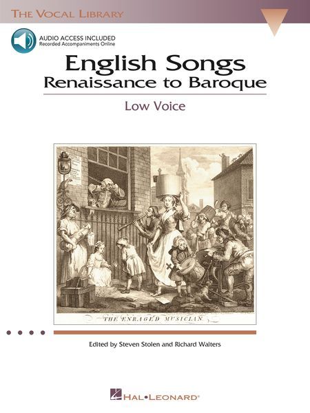 English Songs, Renaissance To Baroque : For Low Voice and Piano.