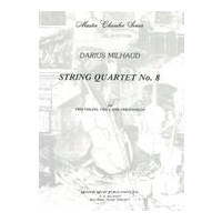 String Quartet No. 8 : For Two Violins, Viola And Violoncello (1932).