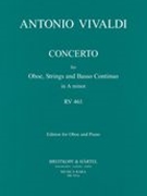 Concerto In A Minor, RV 461 : For Oboe, Strings and Continuo - Piano reduction.