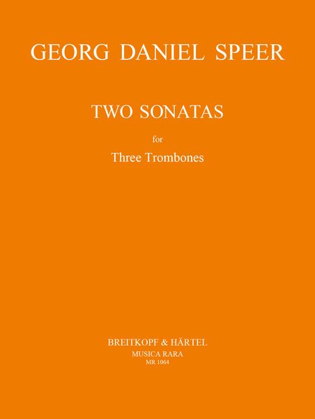 Two Sonatas : For Three Trombones.