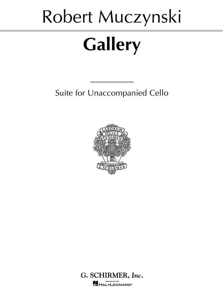 Gallery : Suite For Unaccompanied Cello.