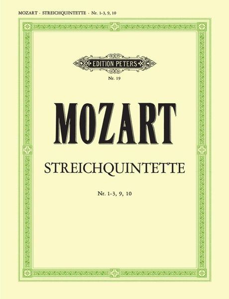 Quintets, Vol. 2, Nos. 1-3, 9 & 10.