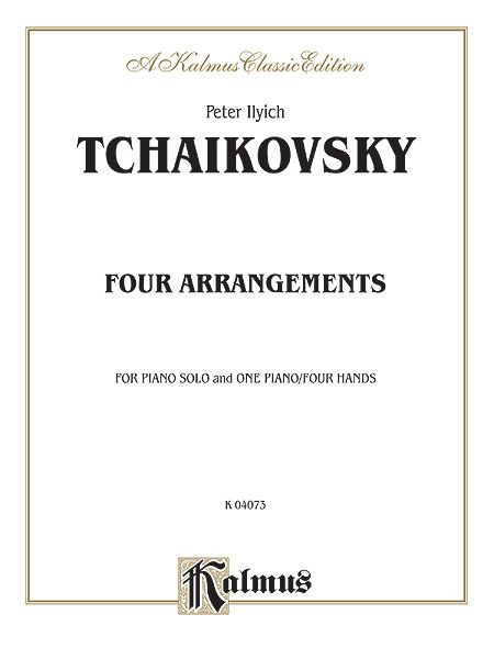 Four Arrangements : For Piano Solo and One Piano, Four Hands.