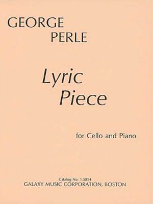 Lyric Piece : For Cello and Piano (1946).