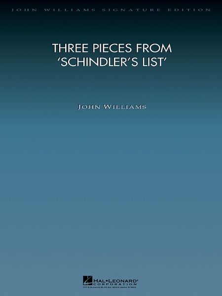 Three Pieces From Schindler's List : For Solo Violin & Orchestra.