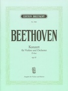 Concerto In D Major, Op. 61 : For Violin and Orchestra - reduction For Violin and Piano.