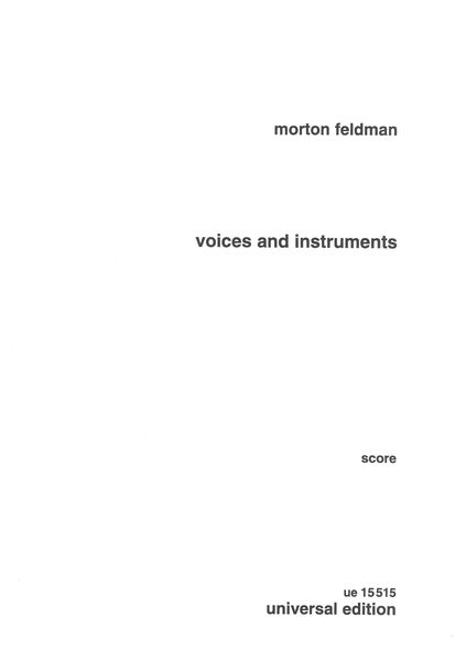 Voices & Instruments.