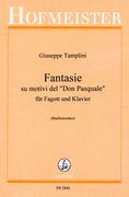 Fantasie Su Motivi Del Don Pasquale : For Bassoon and Piano / edited by Helge Bartholomaeus.