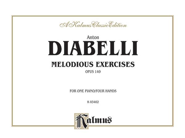 Melodious Exercises, Op. 149 : For One Piano, Four Hands.