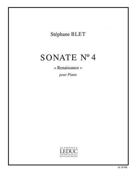 Sonata No. 4 (Renaissance) : For Piano (2001).