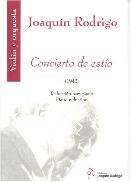 Concierto De Estio (1943) : For Violin and Orchestra - reduction For Violin & Piano.