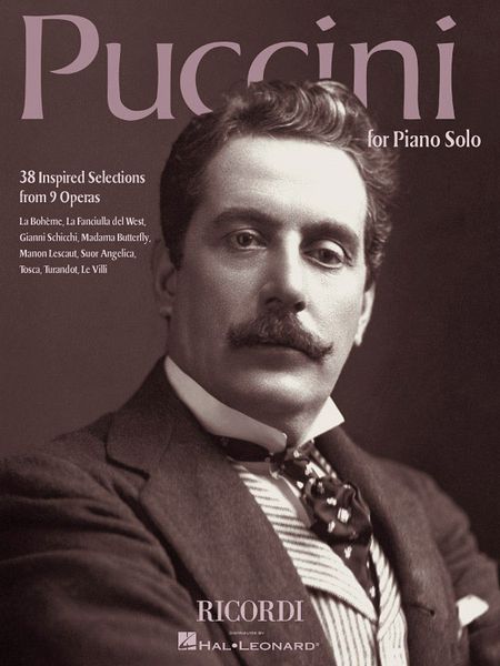 Puccini For Piano Solo : 38 Inspired Selections From 9 Operas.
