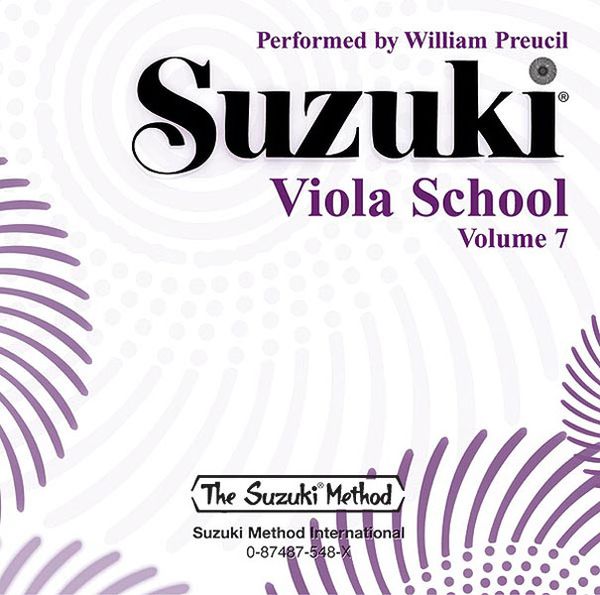 Suzuki Viola School, Vol. 7 : Compact Disc.